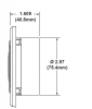 4" Sonora Louver w/ 3" Hose Adapter - Coyote