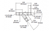 5/8" to 3/4" Y Water Connector Fitting - Coyote